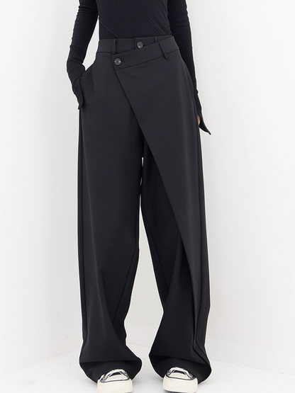 Relaxed Fit Casual Trousers - Olytrend