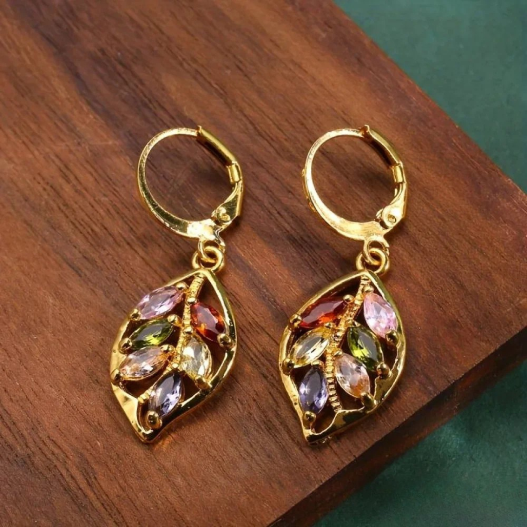 Classic Luxury Gold Drop Earrings - Nocini
