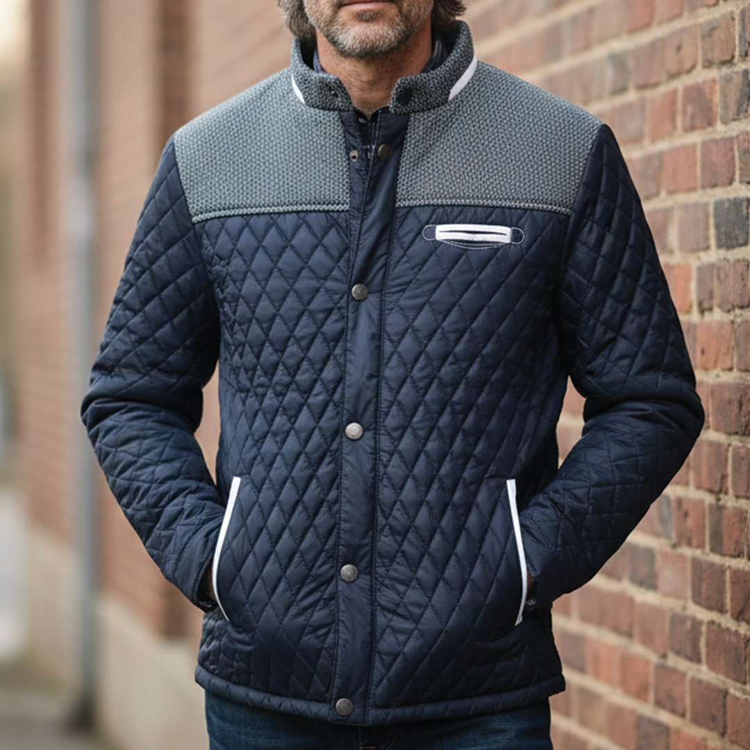 Warm Padded Mens Quilt Jacket