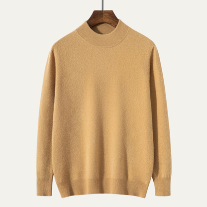 Premium Men's Soft Cashmere Crew Sweater