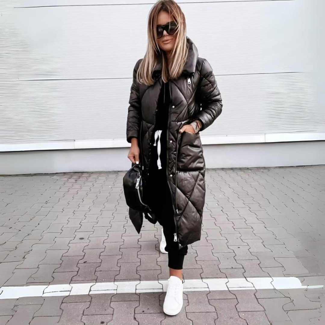 Luxurious Faux Fur Parka Coat