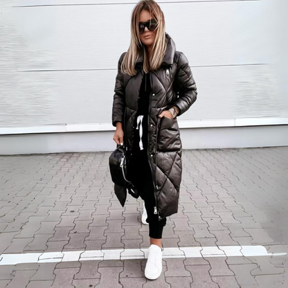 Luxurious Faux Fur Parka Coat