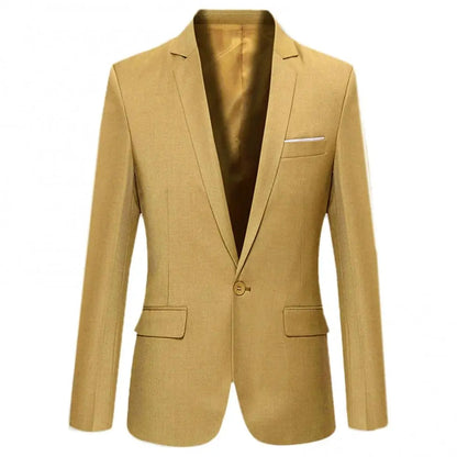 Tailored Fit Executive Jacket for Men