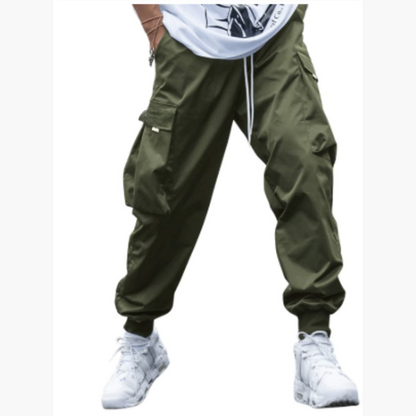 Men's Comfortable Jogger Pants with Elastic Waistband