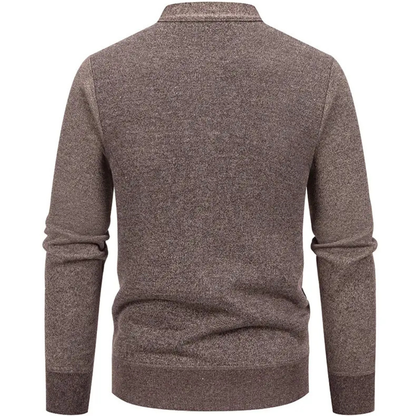 Comfortable Men's V Neck Soft Knit Sweater