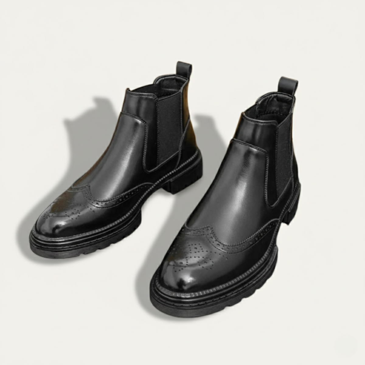 Classic Mens Leather Ankle Boots
