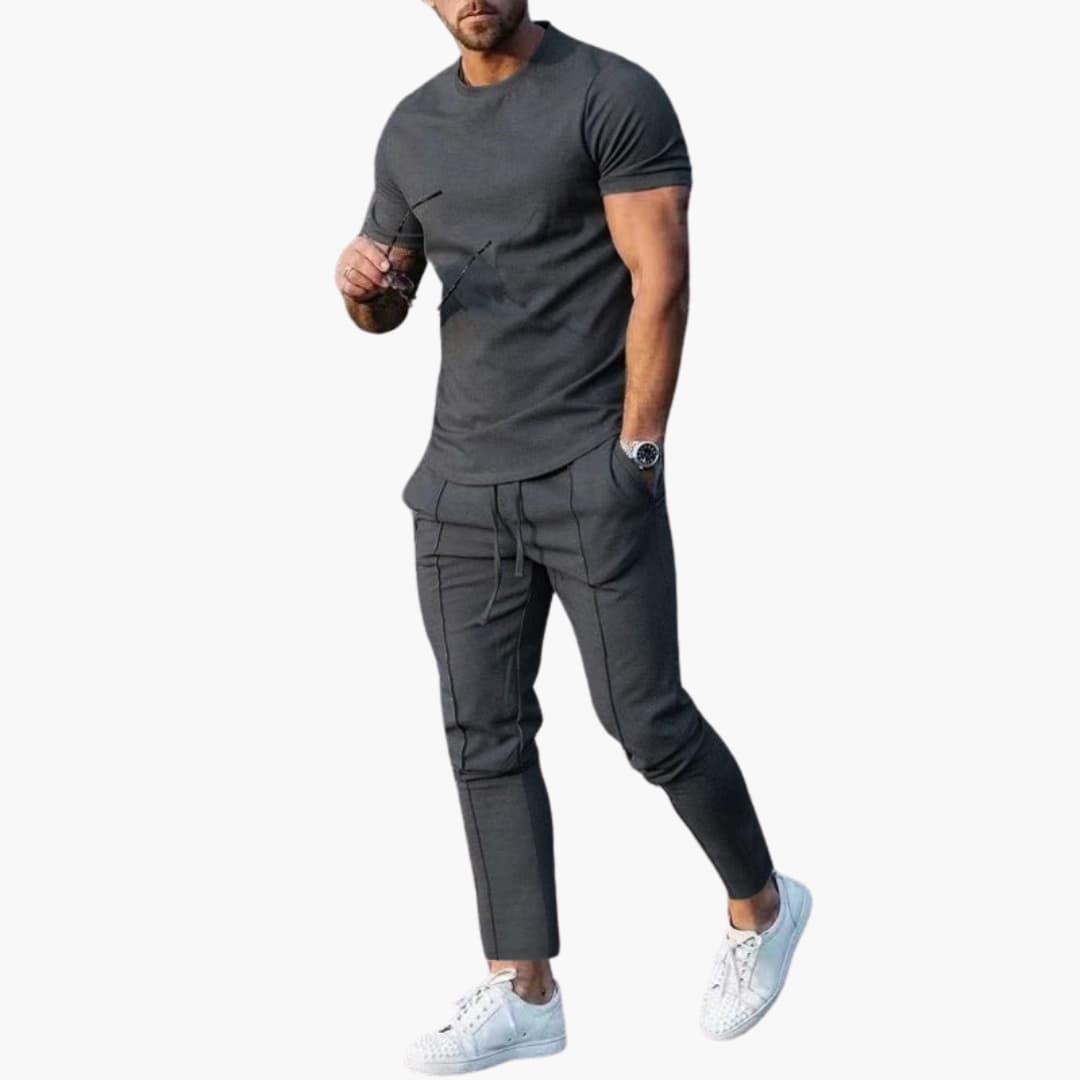 Relaxed Fit 2-Piece Suit for Men – Classic Everyday Wear