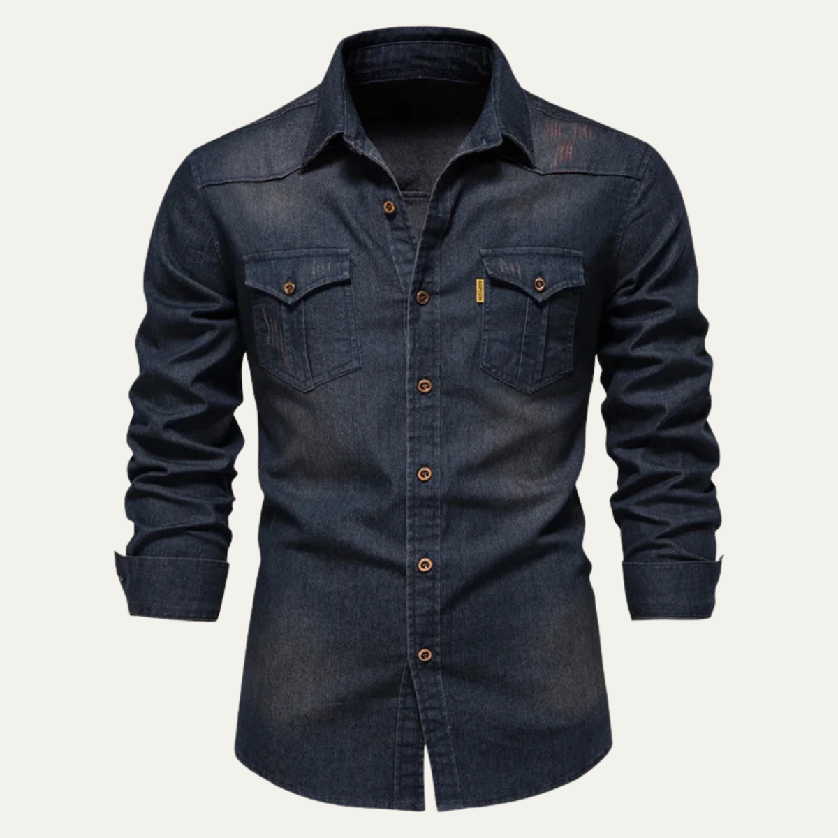 Stylish Slim Fit Men's Cotton Dress Shirt - Nocini
