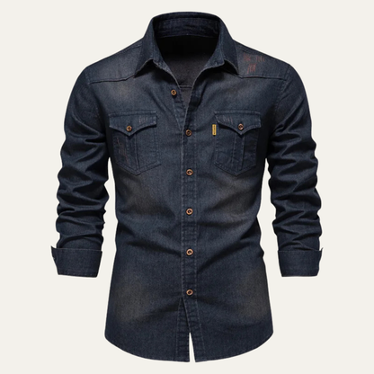 Stylish Slim Fit Men's Cotton Dress Shirt - Nocini
