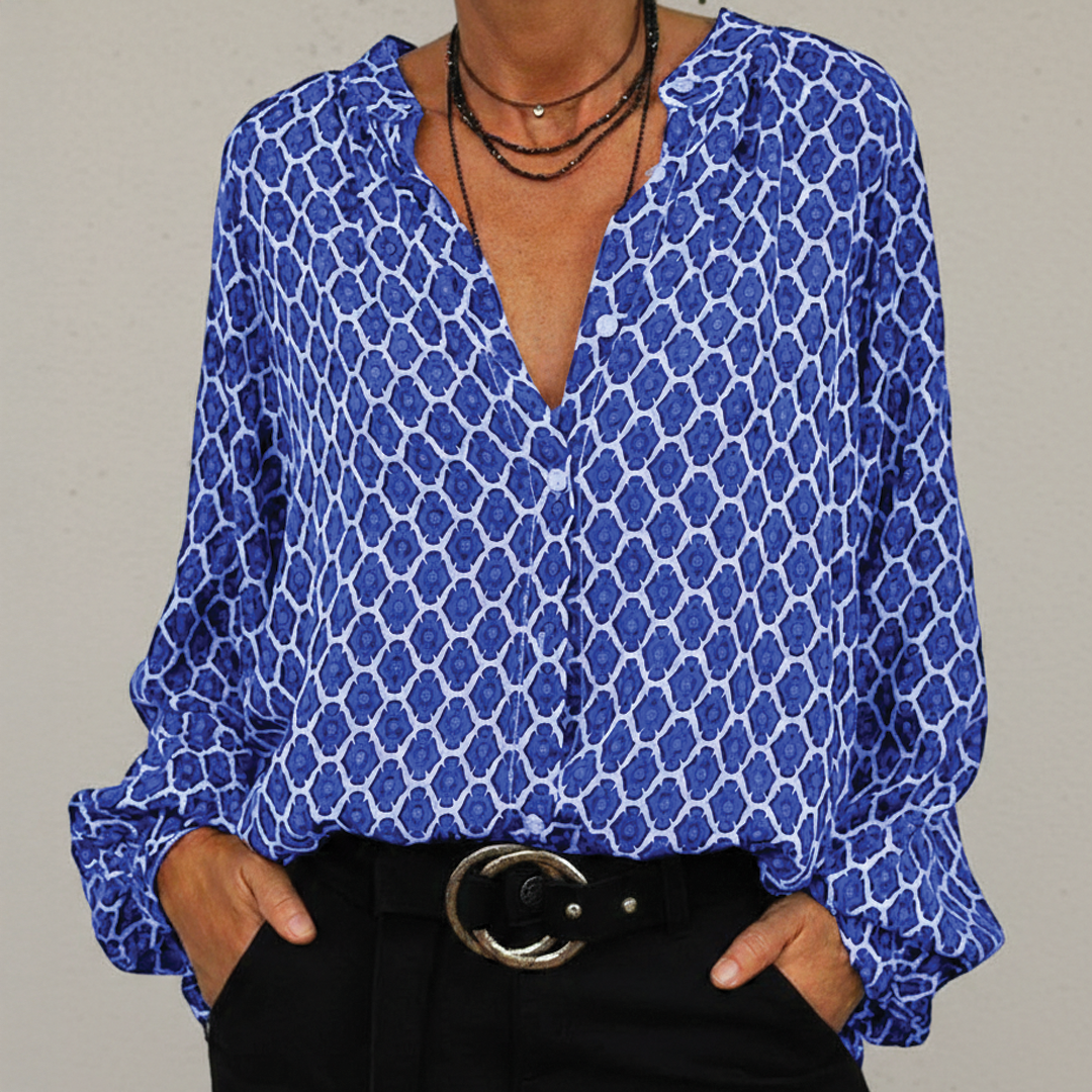 Fall Women's V Neck Shirt