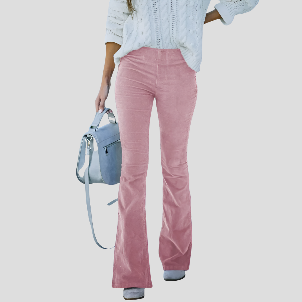 Classic High Waisted Retro Corduroy Jeans
