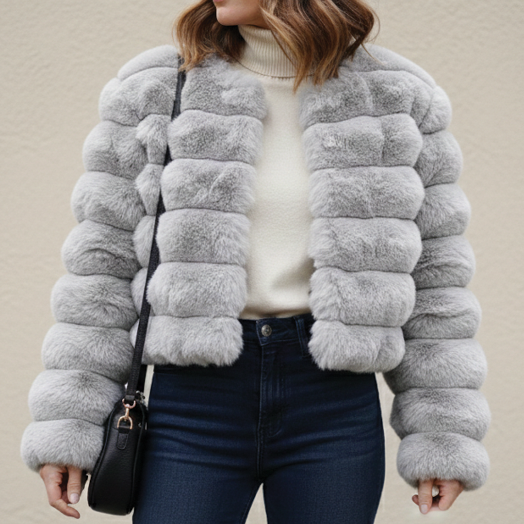 Luxurious Fake Fur Winter Coat
