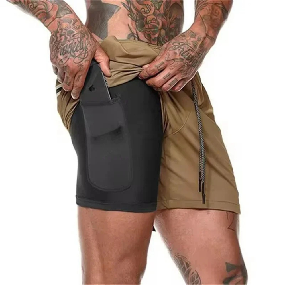 Athletic Men's Shorts for Running and Fitness