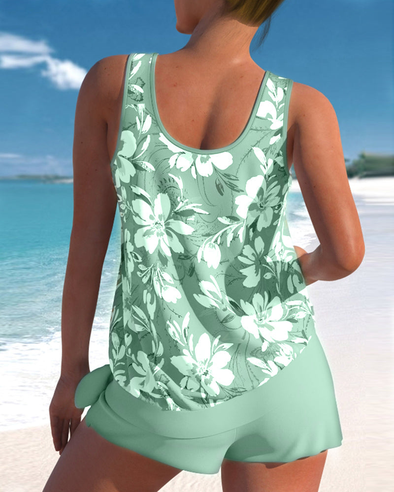 Women's Classic Halter Tankini Swimsuit