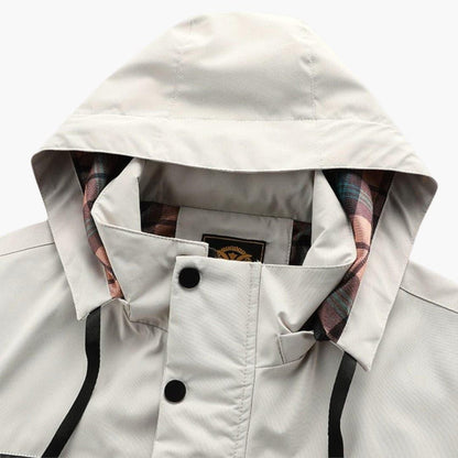 Practical Men's Zip Up Waterproof Jacket