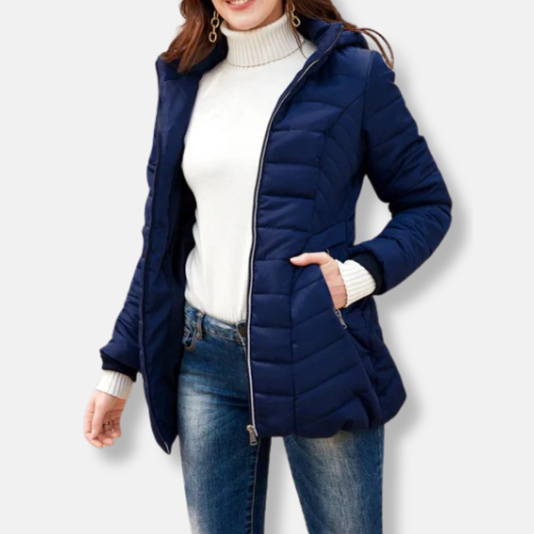 Slim Fit Hooded Puffer Jacket