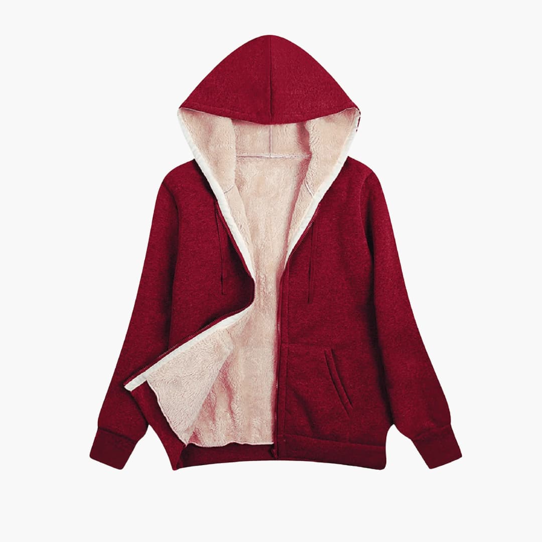 Ladies Waterproof Hooded Zip Up Jacket