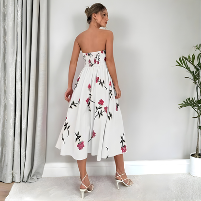 Ladies' Flowy Summer Floral Sundress