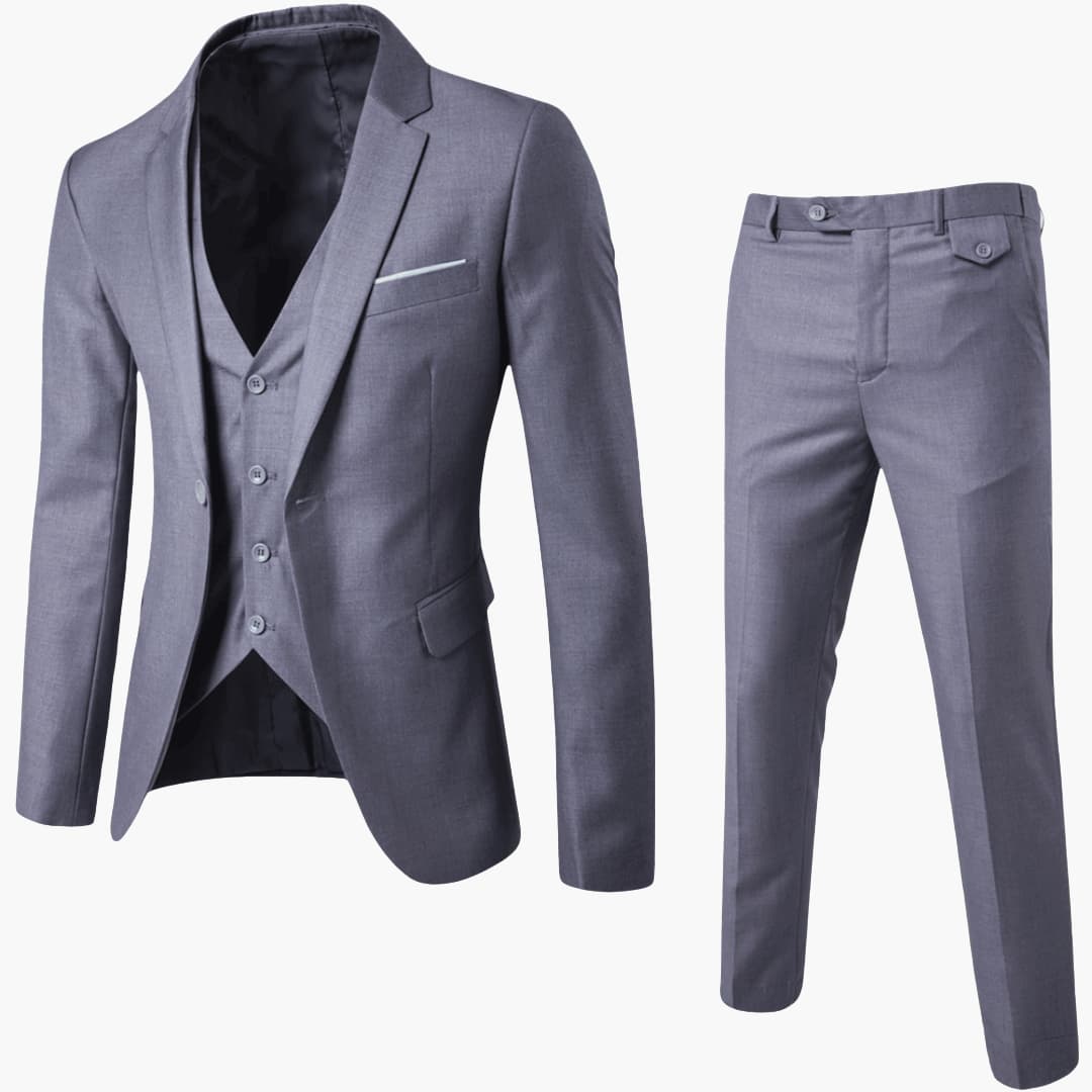 Classic Mens Three Piece Business Suit