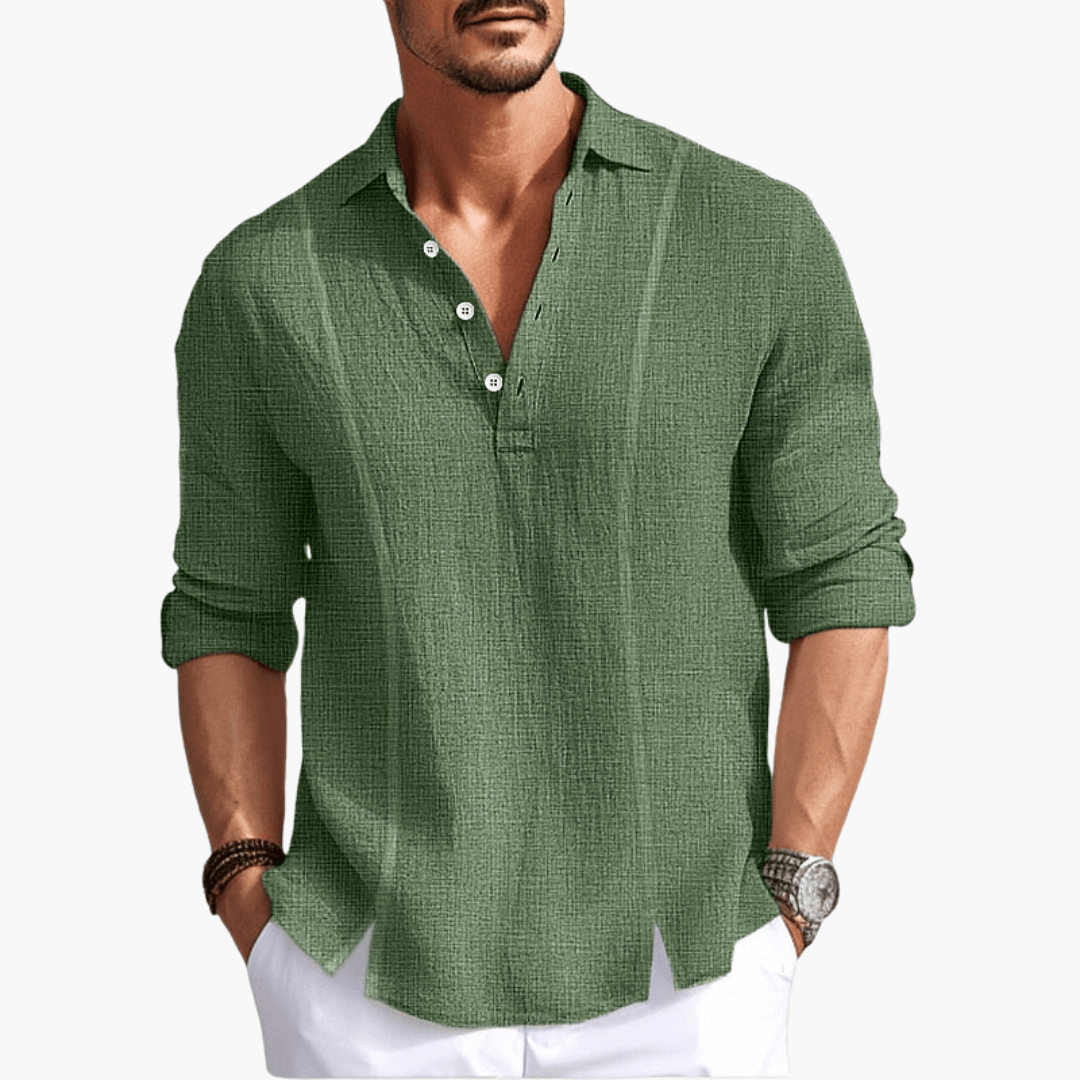 Men's Relaxed Fit Short Sleeve Summer Shirt
