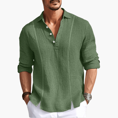 Men's Relaxed Fit Short Sleeve Summer Shirt