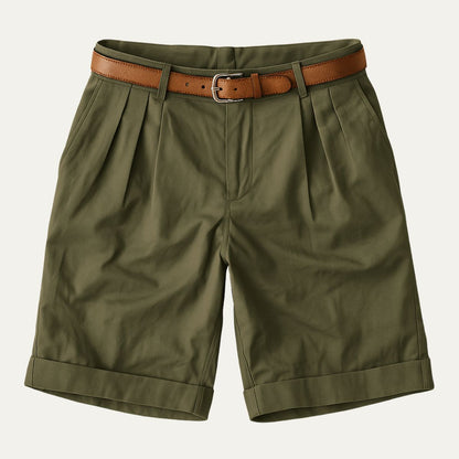 Classic Fit Linen Shorts for Men