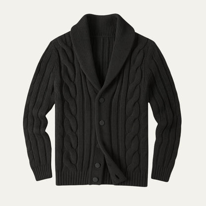 Cozy Mens Cable Knit Sweater