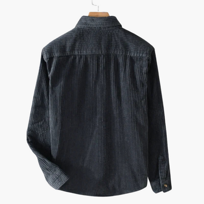 Relaxed Fit Mens Shirt - Large Button Down Collar