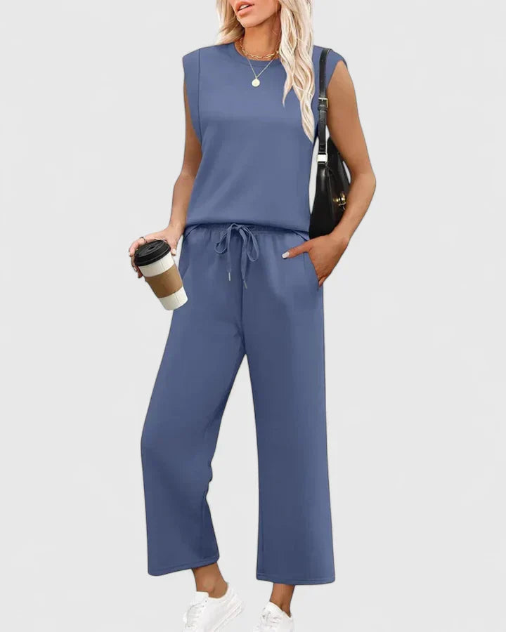 Soft Two Piece Tracksuit Set - Olytrend