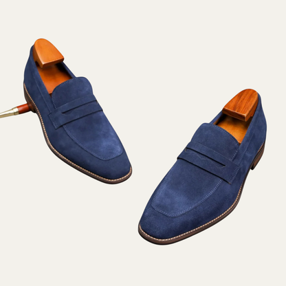 Luxury Men's Suede Slip On Loafers Shoes