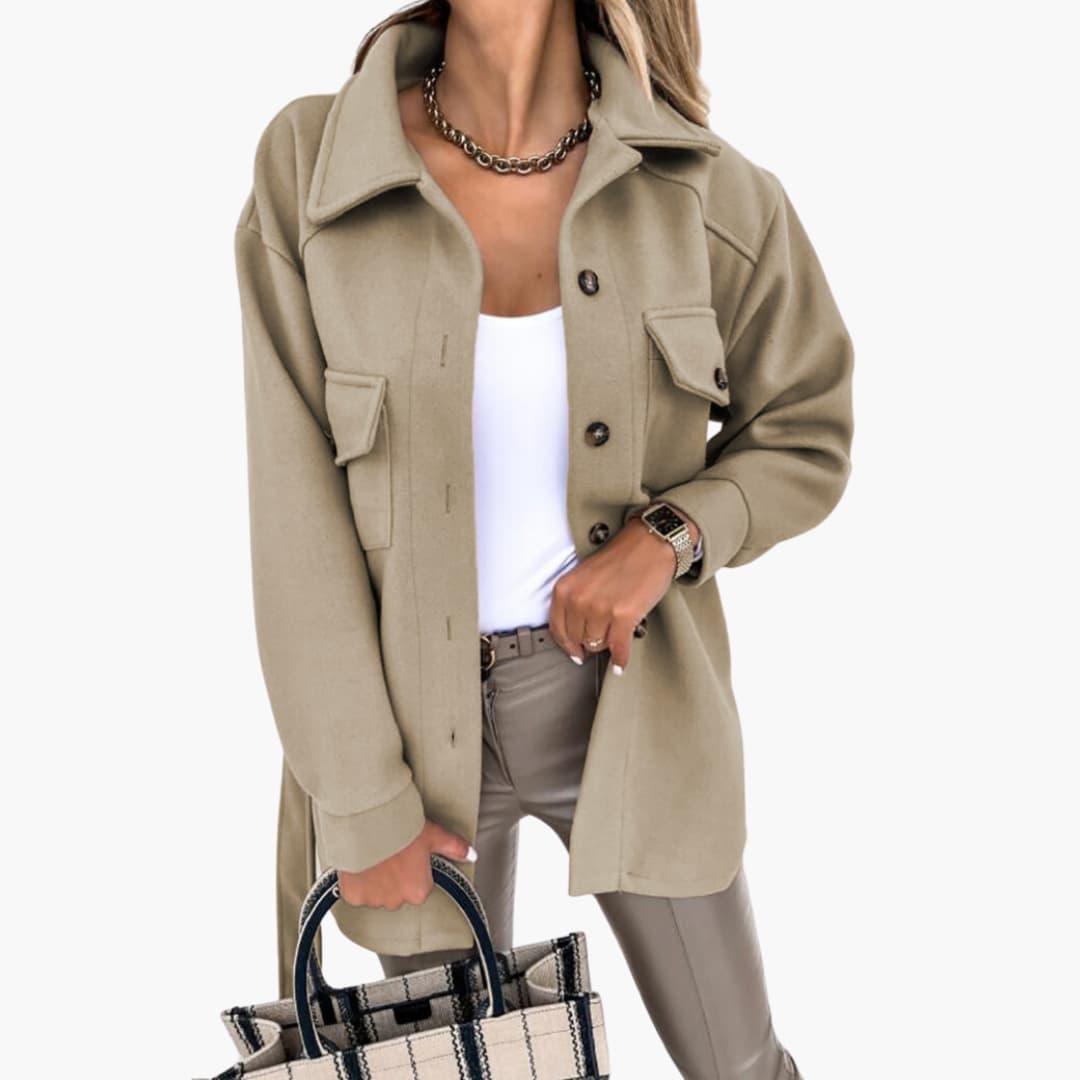 Ladies Classic Button Front Jacket