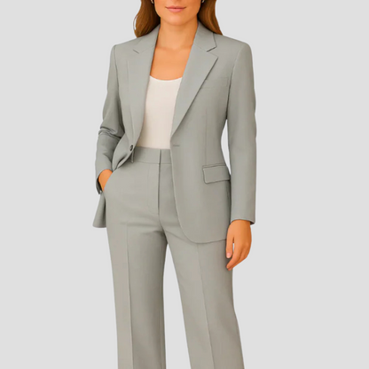 Classic Fit Women's Pantsuit Set