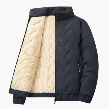 Warm Waterproof Ski Jacket for Men with Zip