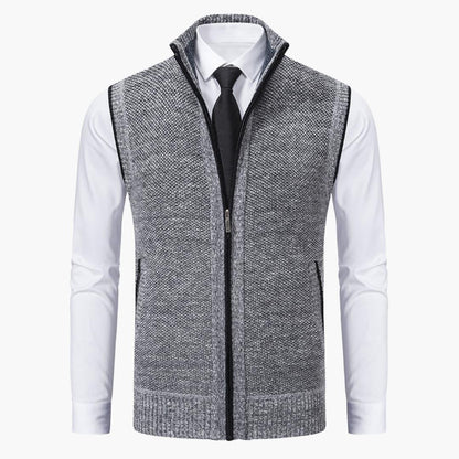 Men's Zipper Front Tank Vest