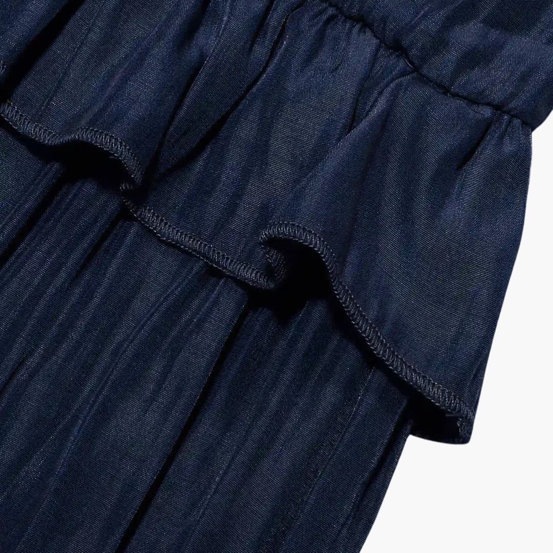 Flowy Long Dress for Women, Lightweight Ruffle Style