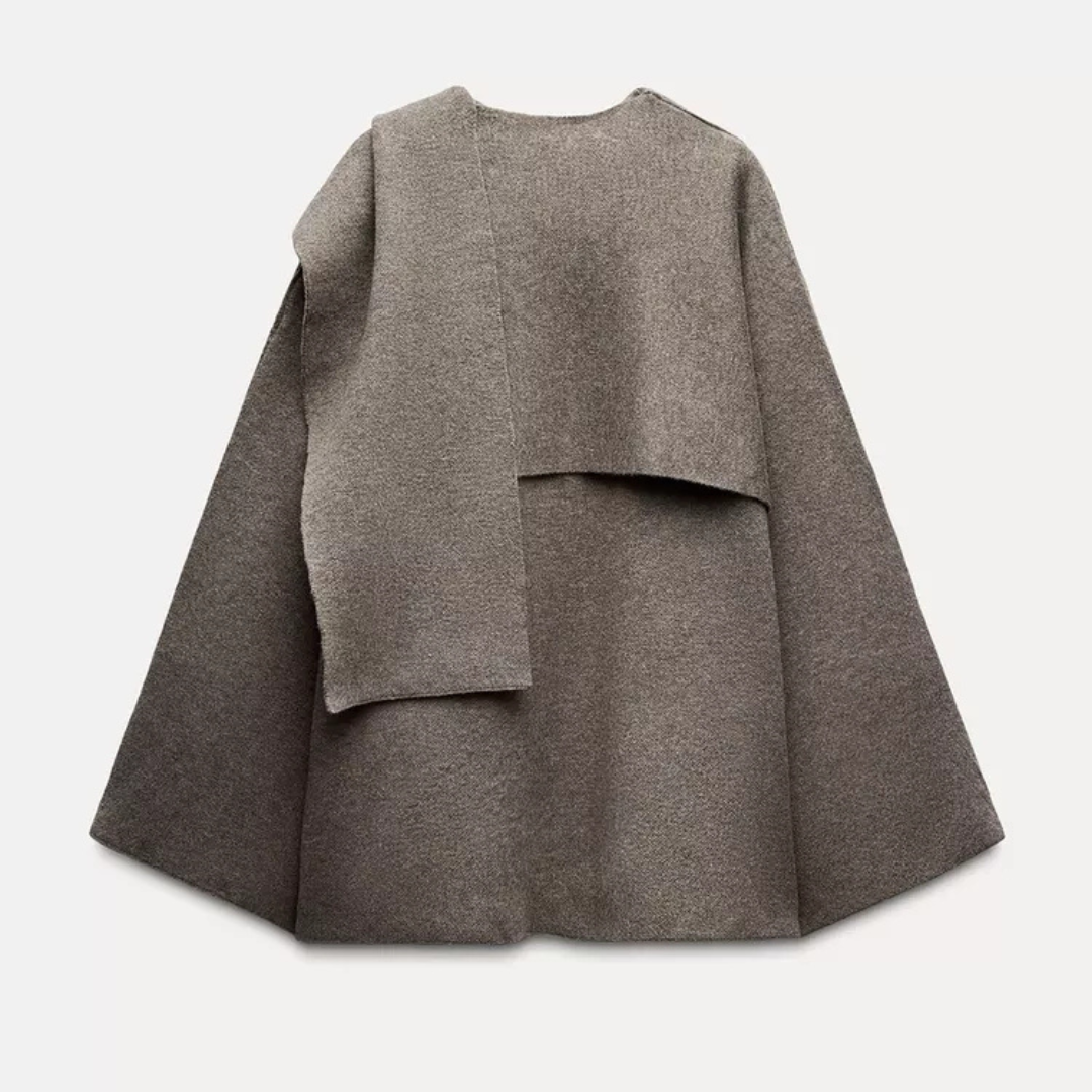 Classic Wool Cape Coat