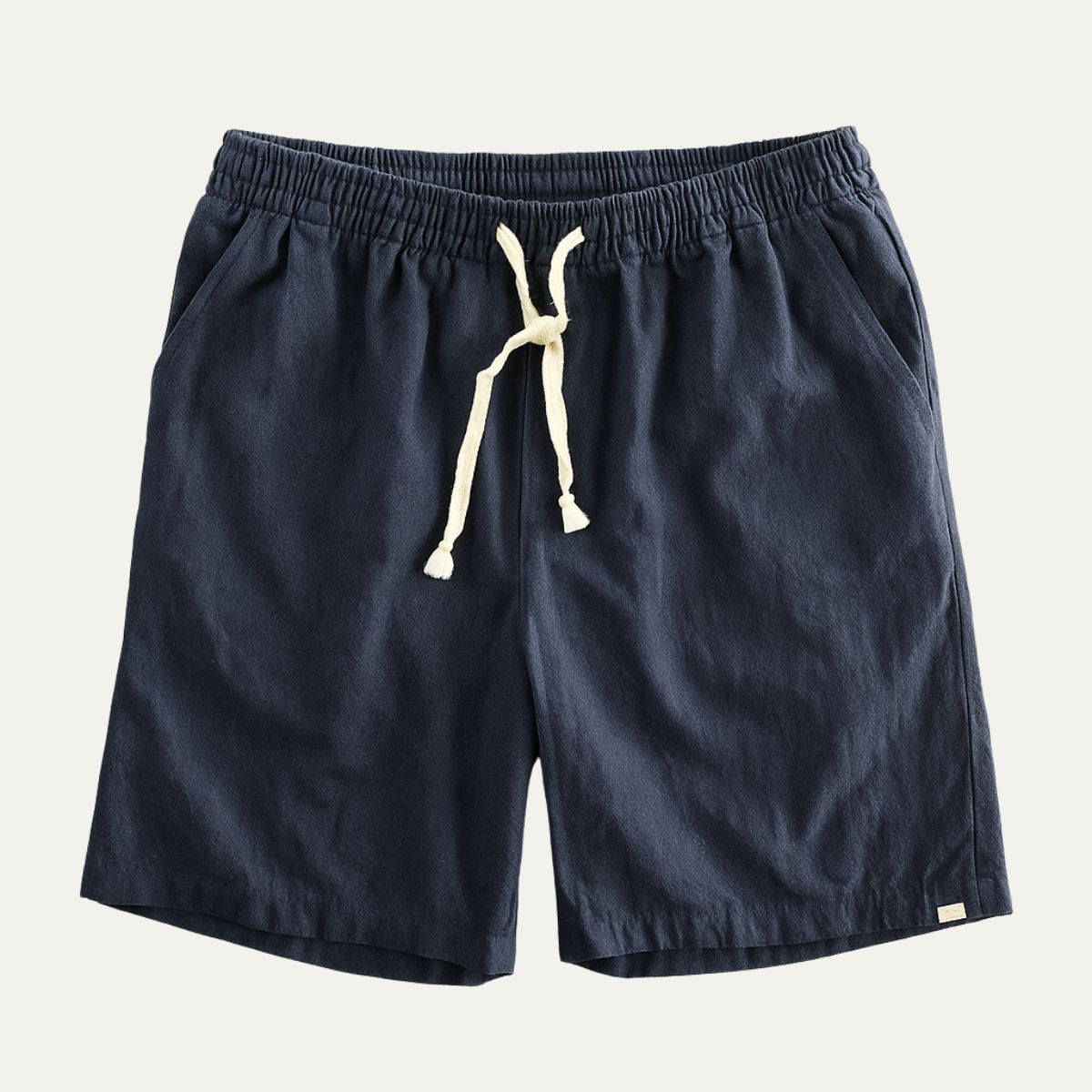 Casual Linen Drawstring Shorts for Men