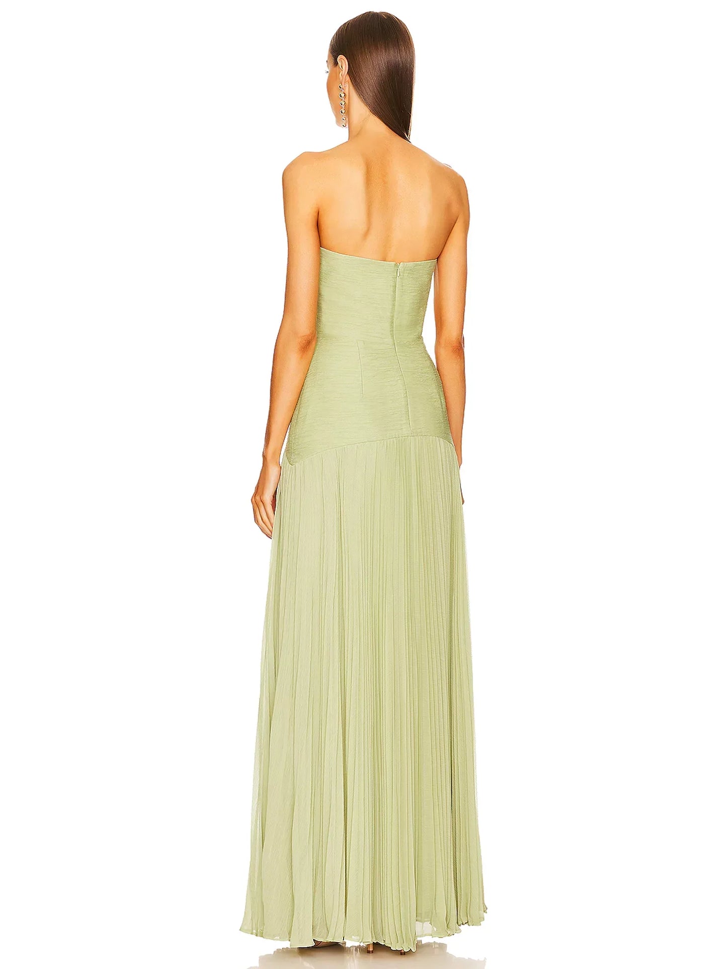 Red Off The Shoulder Flowy Evening Dress