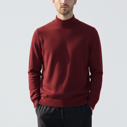 Men's Slim Fit Crew Neck Lightweight Knit Sweater