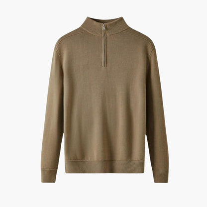 Men's Thermal Fleece Zip Sweater Warm & Cozy