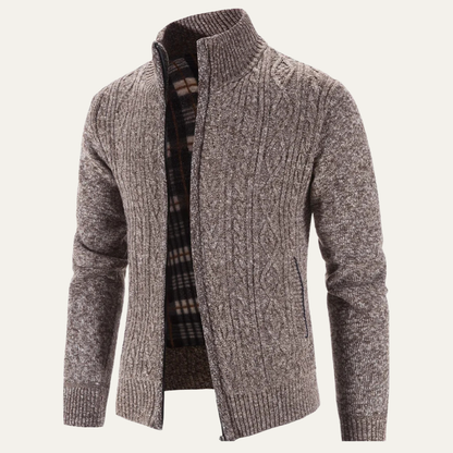 Cozy Men's Fleece Zipper Jacket