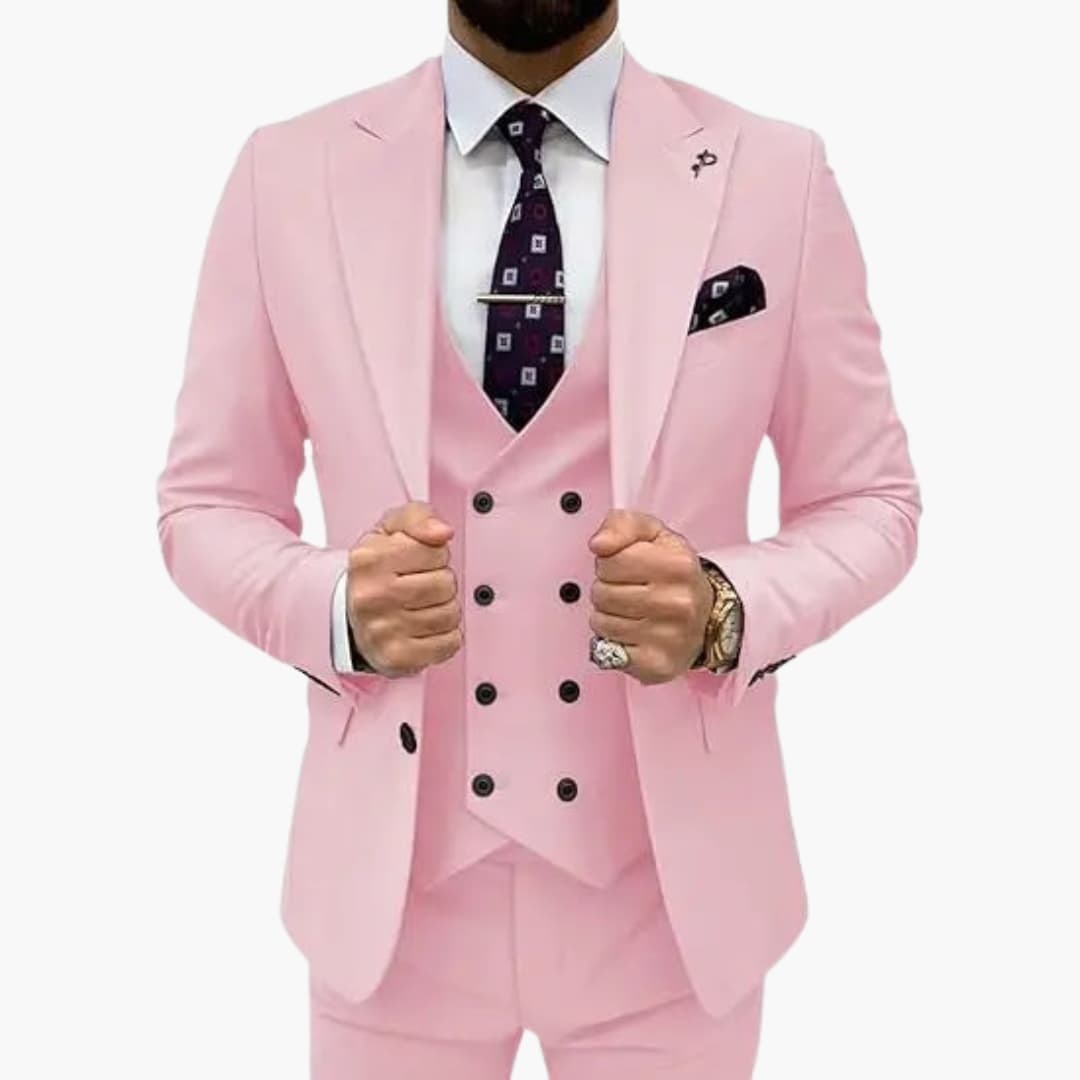 Classic Slim Fit Mens 3 Piece Suit