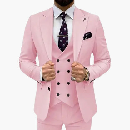 Classic Slim Fit Mens 3 Piece Suit
