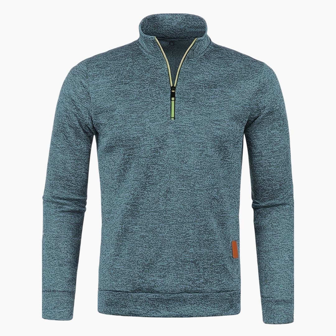 Men's Long Sleeve Half Zip Sweatshirt