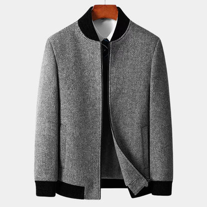 Classic Fit Graphic Bomber Jacket - Nocini