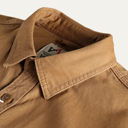 Reliable Men's Cotton Work Shirt with Pocket Storage