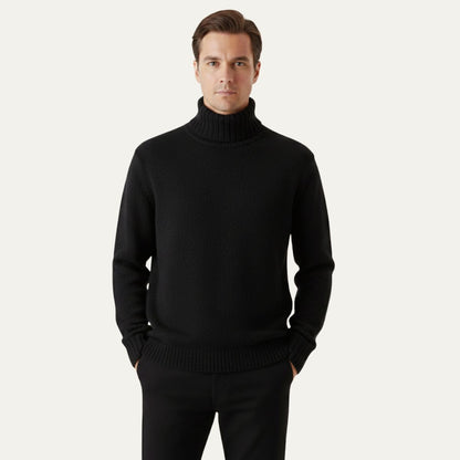 Cozy Men's Thick Crew Neck Winter Sweater
