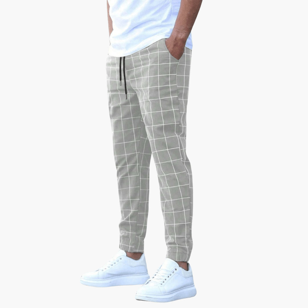 Classic Checked Pants for Men - Comfortable Fit