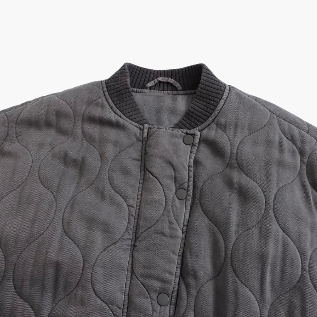 Relaxed Fit Womens Bomber Jacket
