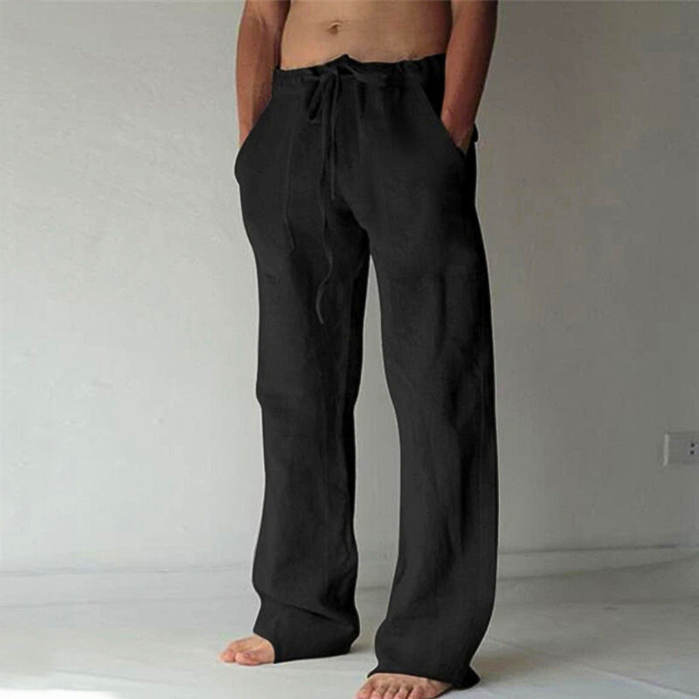Relaxed Fit Elastic Waist Lounge Pants